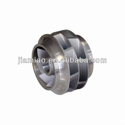 Low pulse impeller for double-volute split casing pump